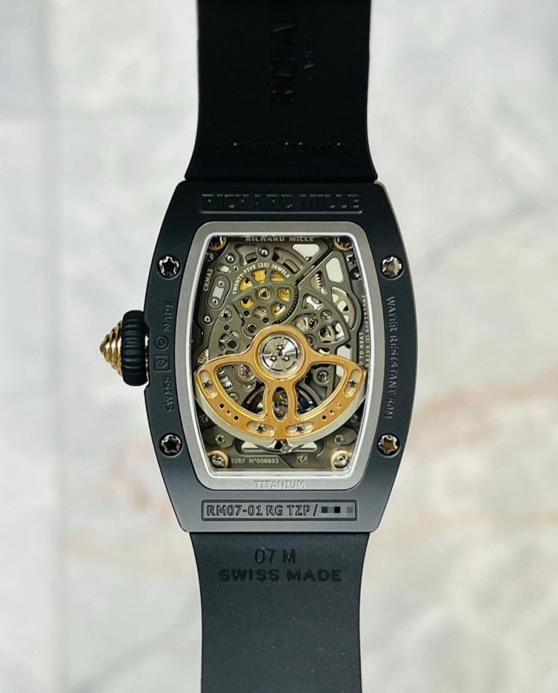 Richard Mille 07-01 black ceramic with black