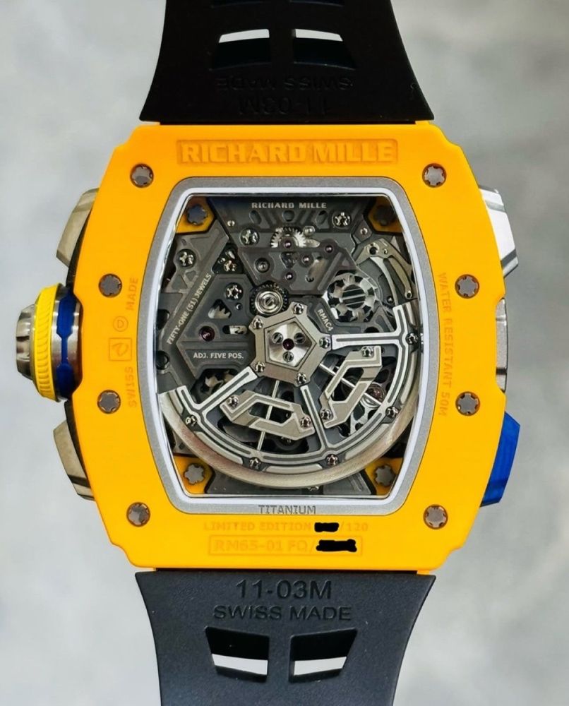 Richard Mille 65-01 Titanium Yellow