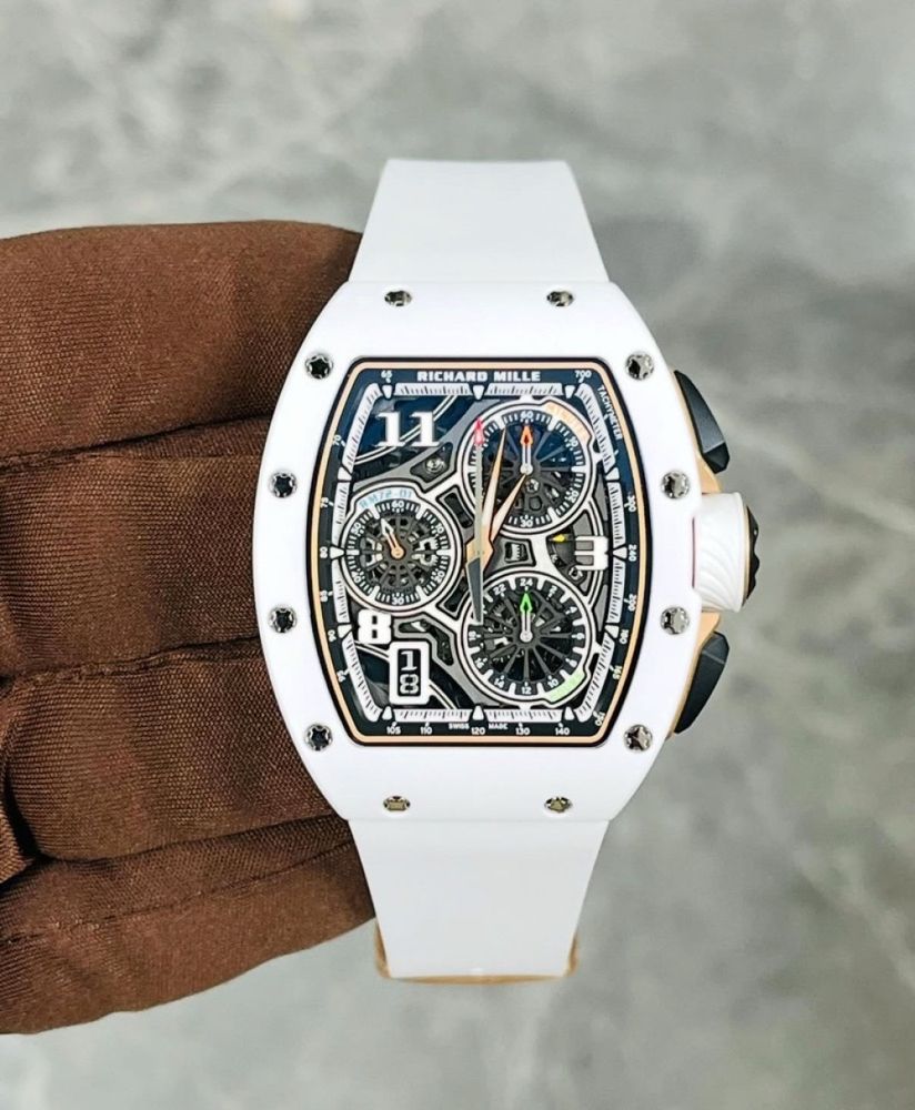 Richard Mille RM 72-01 WHITE CREAMIC 2023 NEW FULL SET