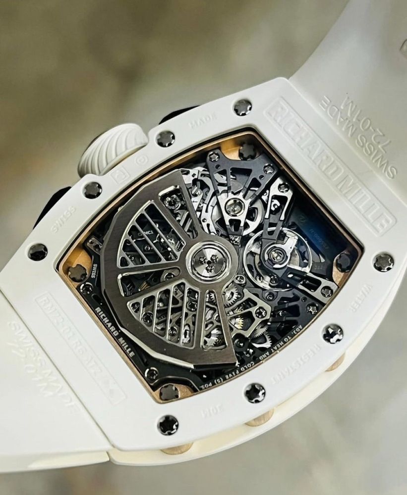 Richard Mille RM 72-01 WHITE CREAMIC 2023 NEW FULL SET