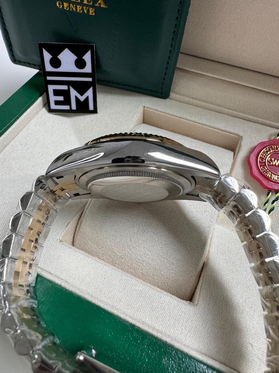 Rolex Datejust Romano Jubilee Gold / Silver