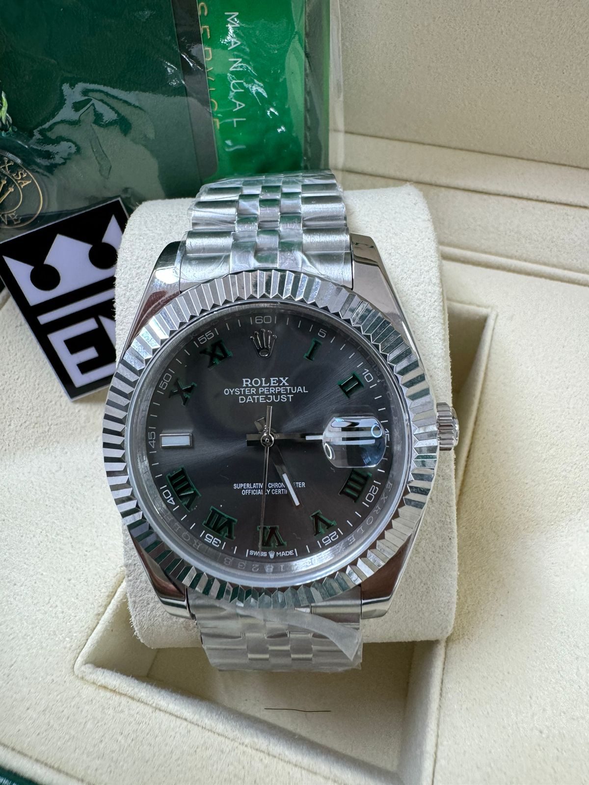 Rolex Datejust Romano Jubilee / Silver