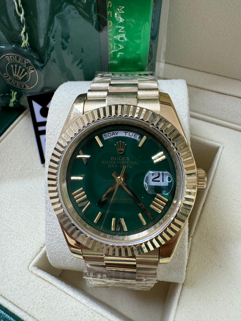 Rolex Day-Date Gold / Green