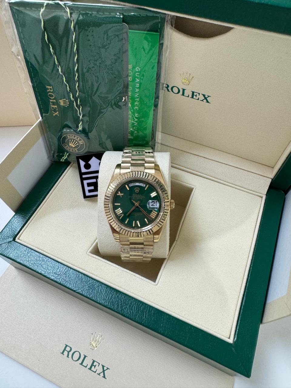 Rolex Day-Date Gold / Green