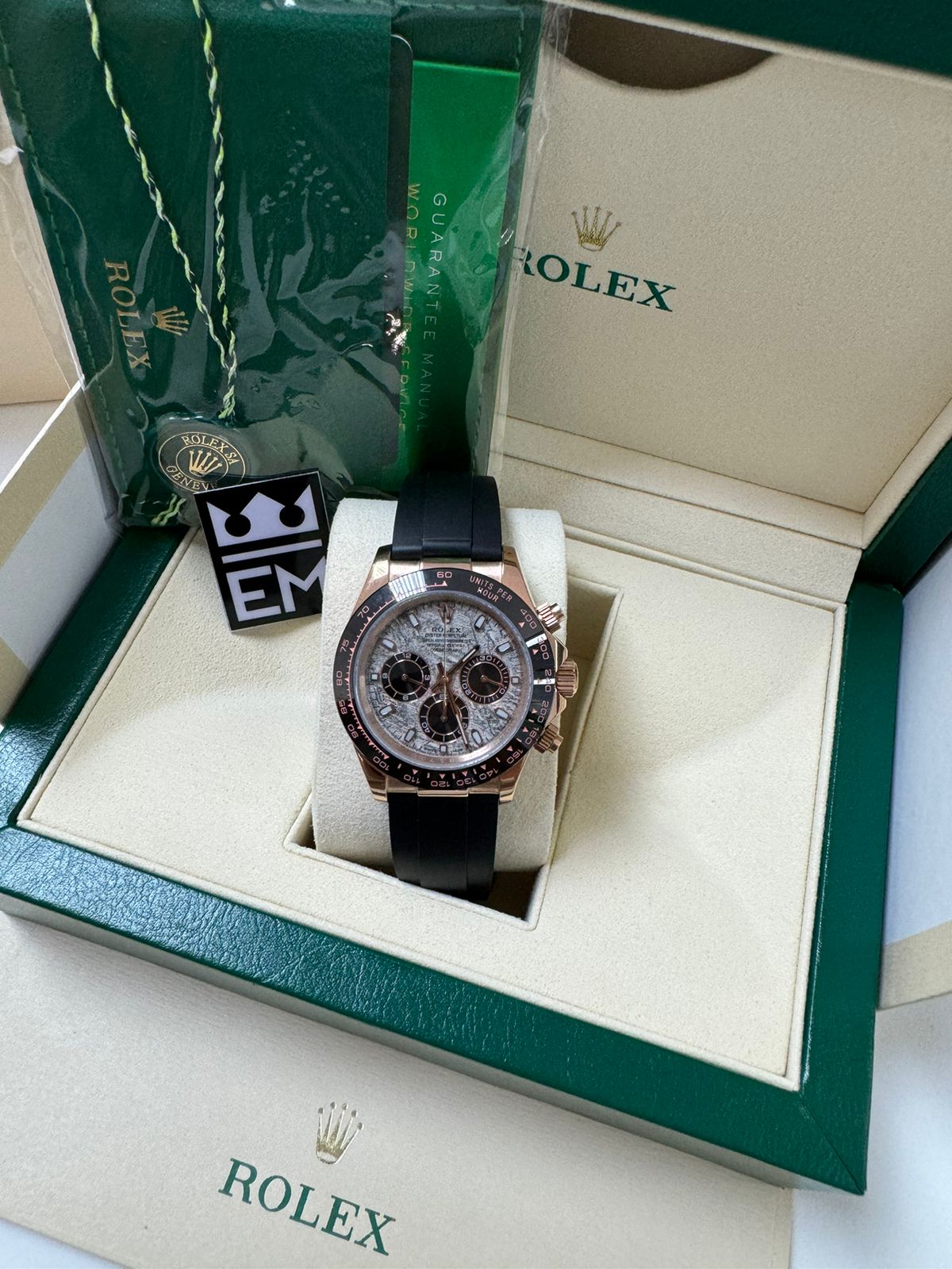 Rolex Daytona / Gold Rosé Meteorito