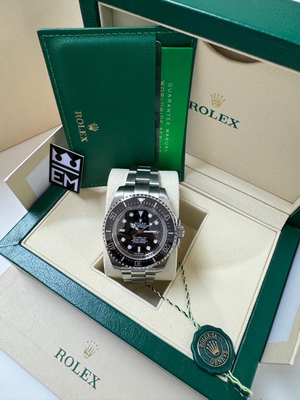 Rolex Deepsea Silver / Black