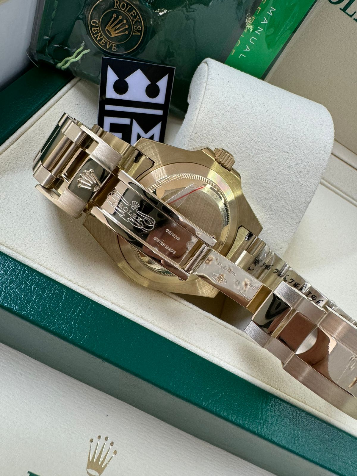 Rolex GMT-Master II / Gold Green