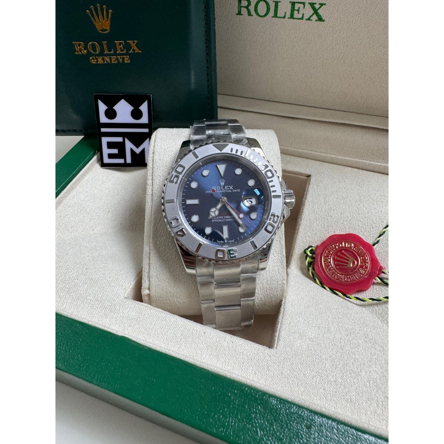 Rolex Yacht-Master Silver / Blue