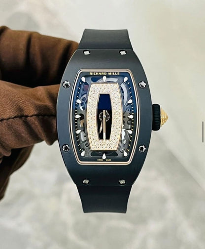Richard Mille 07-01 black ceramic with black