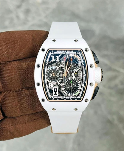 Richard Mille RM 72-01 WHITE CREAMIC 2023 NEW FULL SET