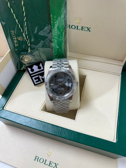 Rolex Datejust Romano Jubilee / Silver