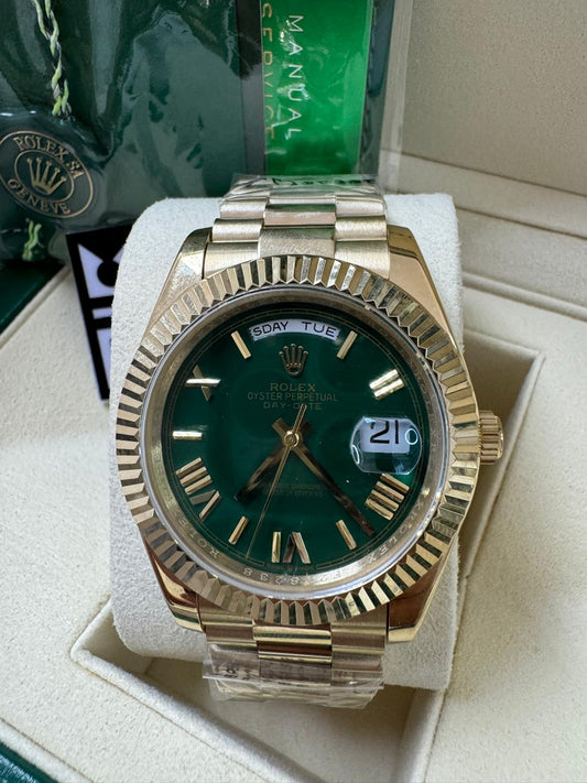 Rolex Day-Date Gold / Green