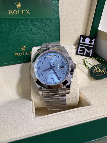 Rolex Day-Date / Platinum Arabic Dial