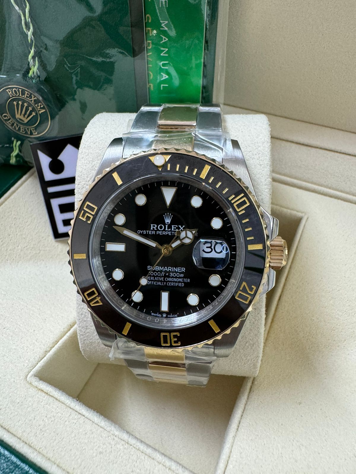 Rolex Submariner Gold / Silver