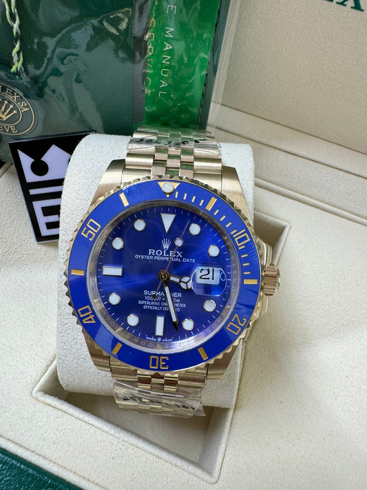 Rolex Submariner Jubilee Gold / Blue