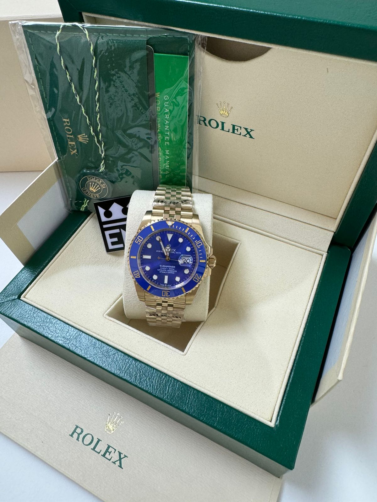 Rolex Submariner Jubilee Gold / Blue