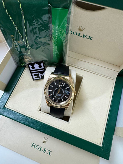 Rolex Sky-Dweller Gold / Black
